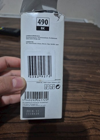 Canon PIXMA 490 Siyah Orijinal Mürekkep - Görsel 3