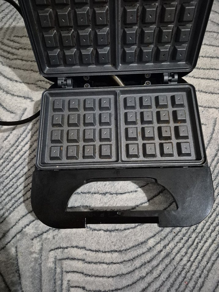kiwi Siyah Waffle ve Sandviç Makinesi - Görsel 2