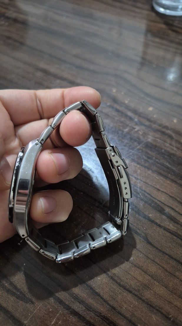 Gri Beyaz Minimalist Erkek Kol Saati - Görsel 3