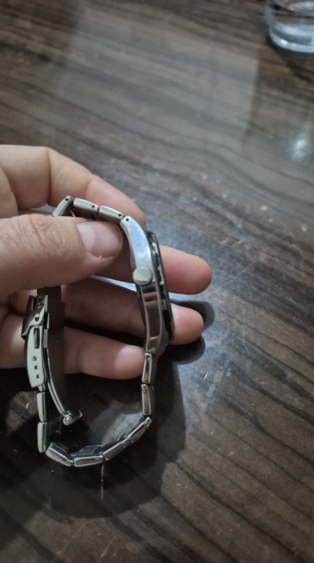 Gri Beyaz Minimalist Erkek Kol Saati - Görsel 4