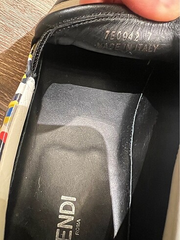 40 Beden siyah Renk Fendi Sneaker