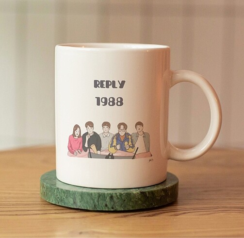 Reply 1988 Kore Dizisi Baskılı Kupa Bardak