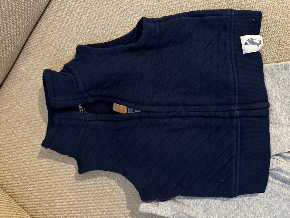 Lacivert Fermuarlı Bebek Takımı - Görsel 2