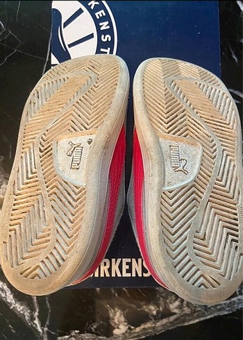 Orijinal Puma gri simli kırmızı kız ayakkabı 27/16,5 - Görsel 7