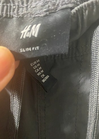 H&M antrasit erkek eşofman altı M - Görsel 8