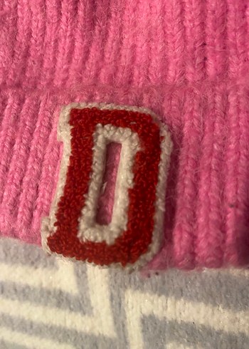 Pembe yün Bere - Görsel 2