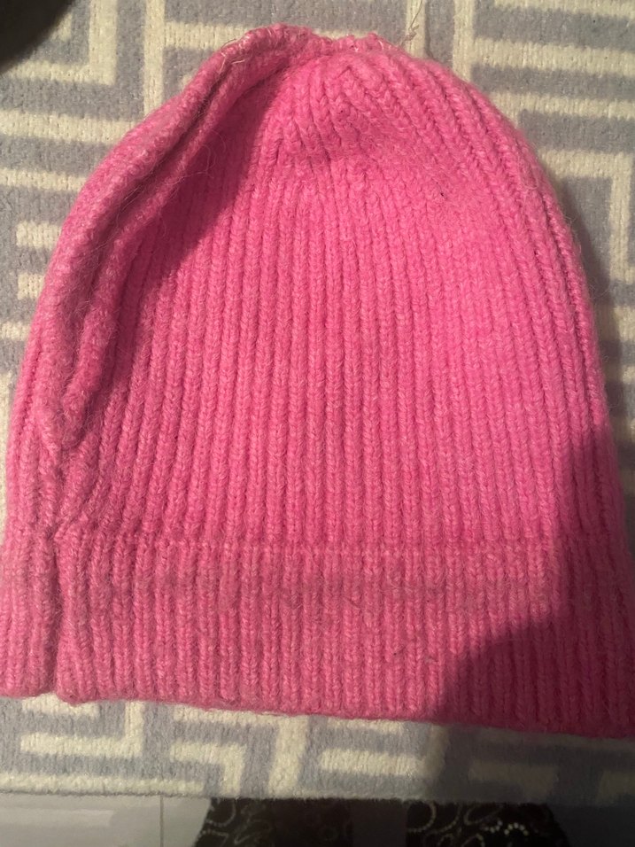 Pembe yün Bere - Görsel 4