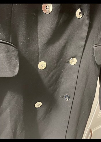 Bershka midi  Siyah Kadın Blazer Ceket L - Görsel 6
