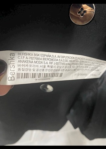 Bershka midi  Siyah Kadın Blazer Ceket L - Görsel 9