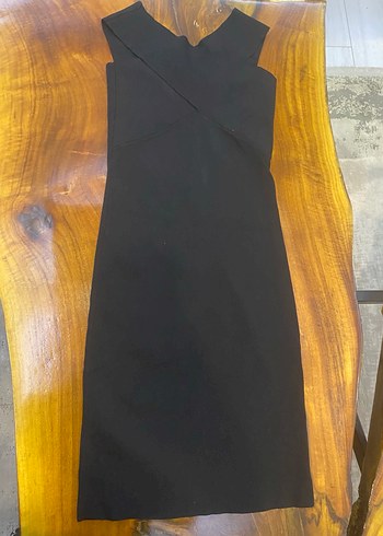 Zara Siyah Fermuarlı kısa dar Elbise Xs-S - Görsel 8