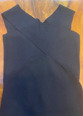 Zara Siyah Fermuarlı kısa dar Elbise Xs-S - Görsel 7