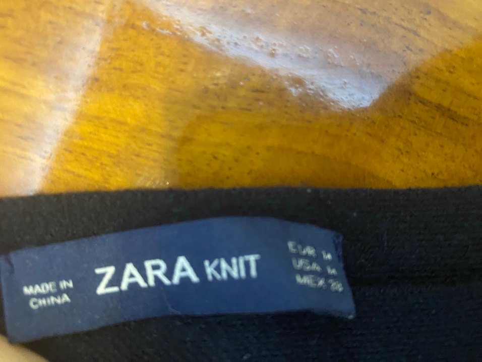 Zara Siyah Fermuarlı kısa dar  Elbise Xs-S - Görsel 2