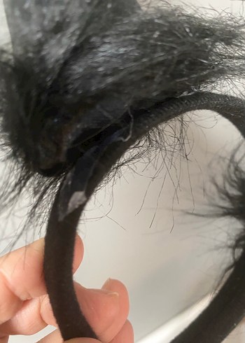 Siyah tüylü Çocuk Boynuzlu Taç - Görsel 5