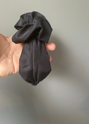 Siyah Pilili saten  Saç taç - Görsel 5