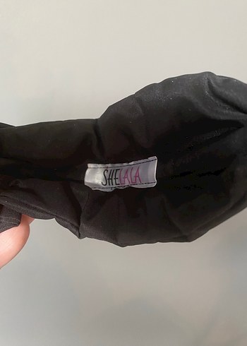 Siyah Pilili saten  Saç taç - Görsel 3