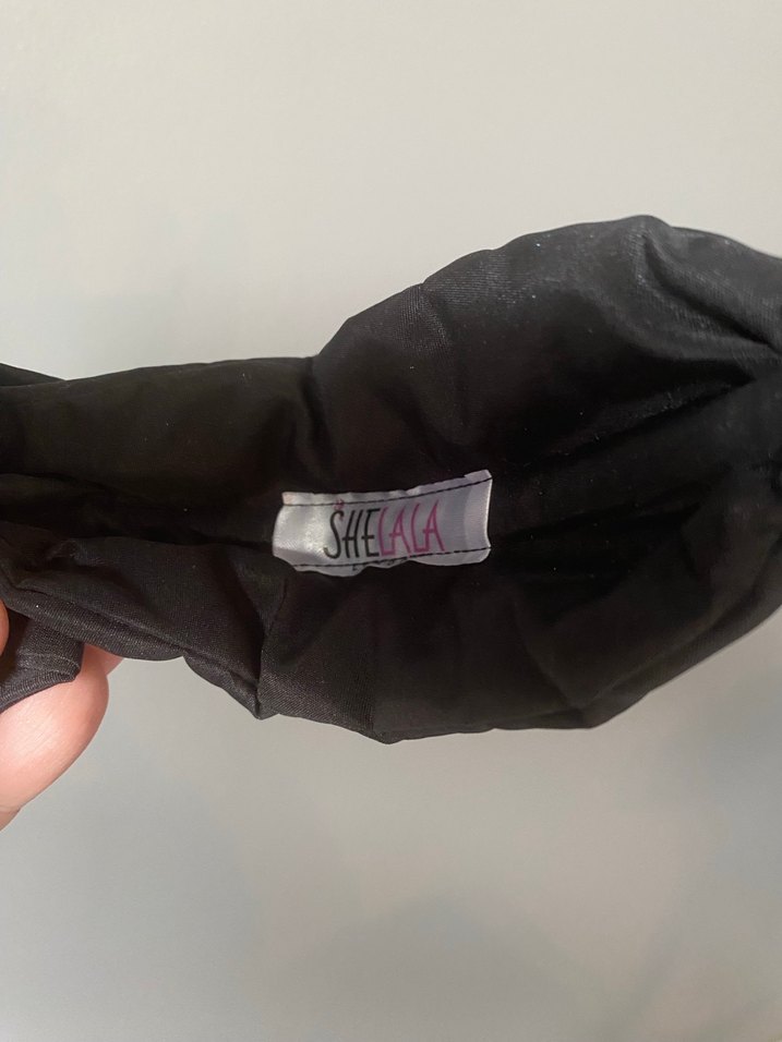 Siyah Pilili saten  Saç taç - Görsel 3