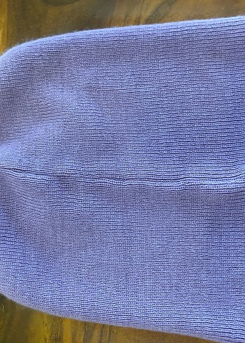 Mor-leylak rengi Örgü Kadın Bere - Görsel 2