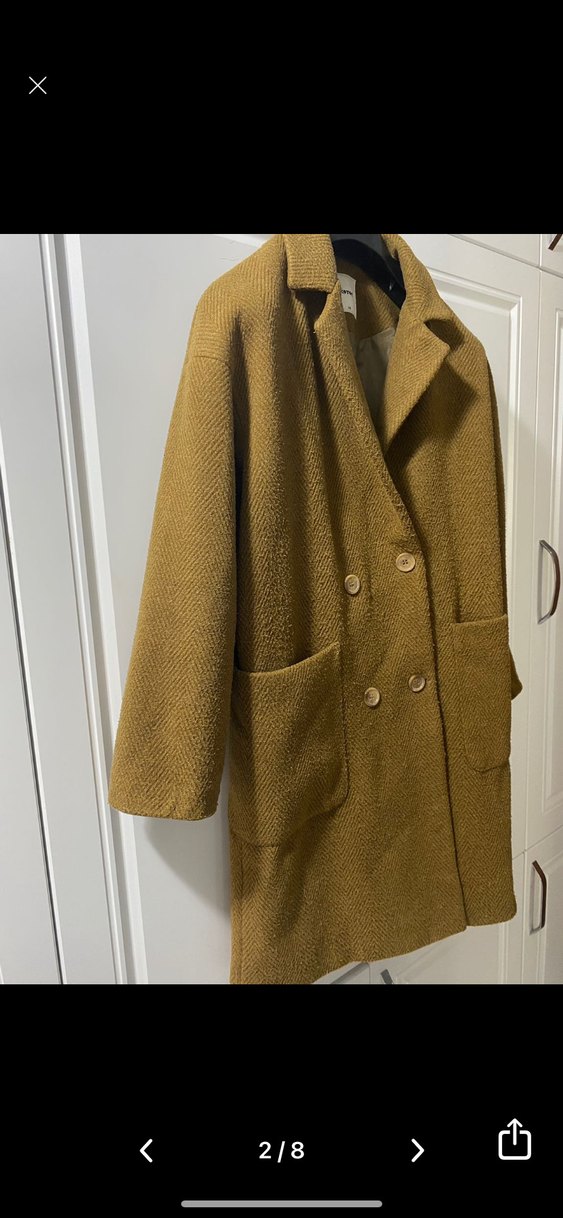 Koton marka camel renk kabana 38-40 - Görsel 2