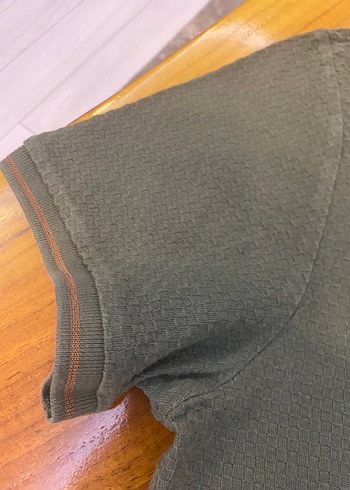 Mudo marka Haki Kısa Kollu Polo yaka Tişört L - Görsel 10