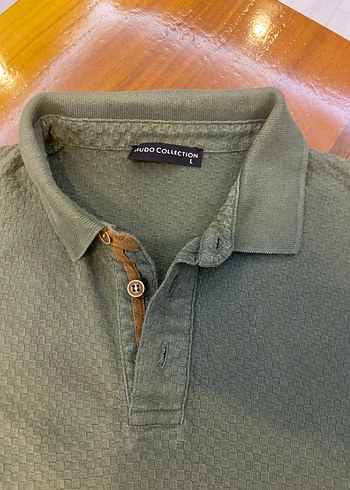 Mudo marka Haki Kısa Kollu Polo yaka Tişört L - Görsel 2