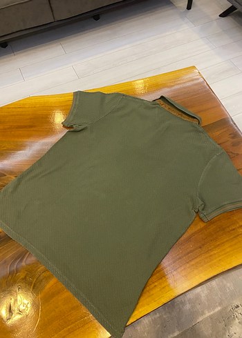 Mudo marka Haki Kısa Kollu Polo yaka Tişört L - Görsel 13