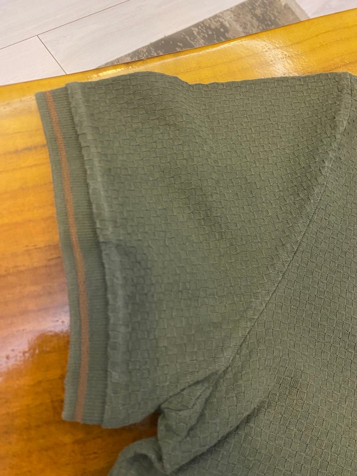 Mudo marka Haki Kısa Kollu Polo yaka Tişört L - Görsel 4