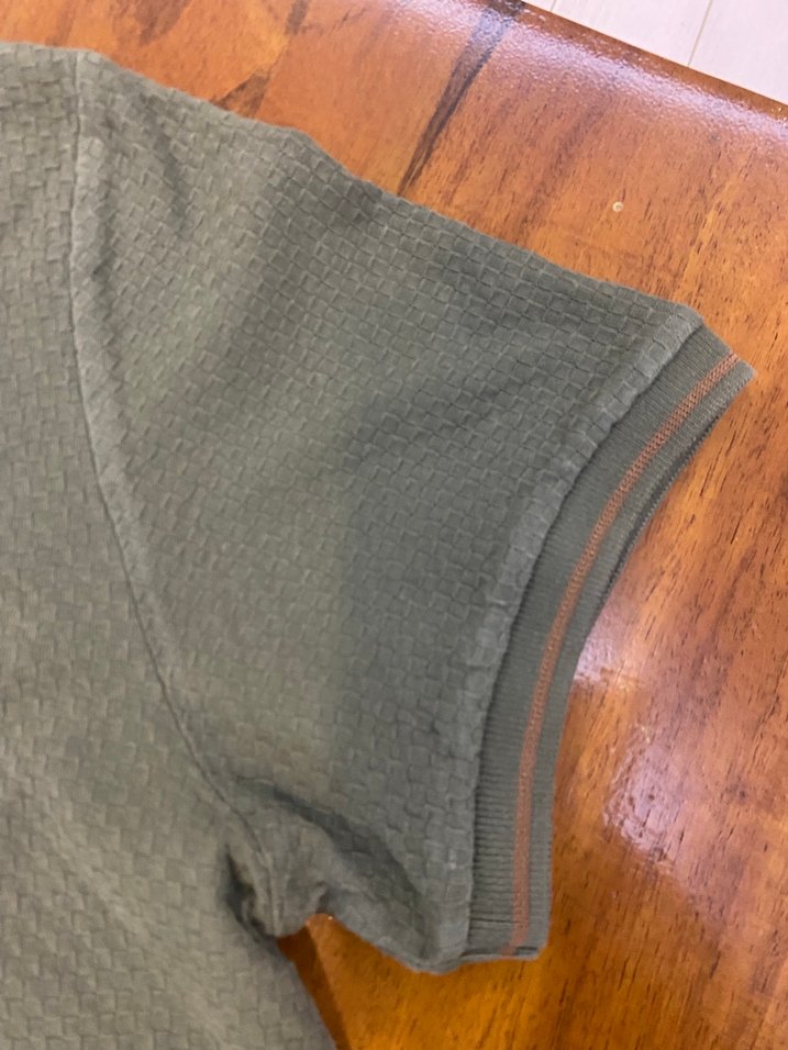 Mudo marka Haki Kısa Kollu Polo yaka Tişört L - Görsel 5