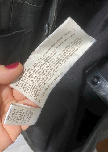 Pierre Cardin antrasit  gerçek deri Erkek Ceket 56 - Görsel 4