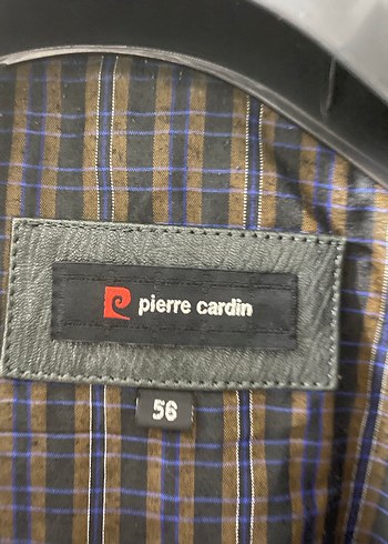 Pierre Cardin antrasit  gerçek deri Erkek Ceket 56 - Görsel 3
