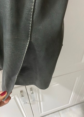 Pierre Cardin antrasit  gerçek deri Erkek Ceket 56 - Görsel 13