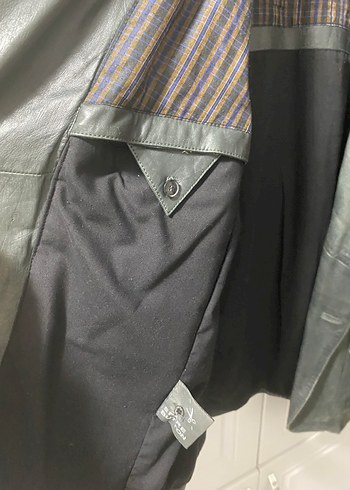 Pierre Cardin antrasit  gerçek deri Erkek Ceket 56 - Görsel 6