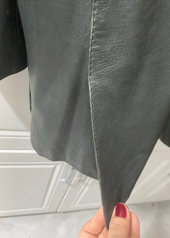 Pierre Cardin antrasit  gerçek deri Erkek Ceket 56 - Görsel 14