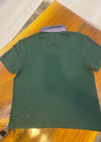 Orijinal  Lacoste Koyu Yeşil Polo Tişört L - Görsel 8