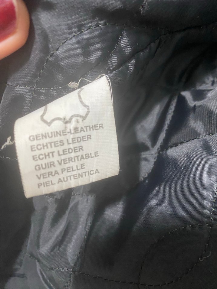 Siyah gerçek Deri Erkek Ceket 56-58 - Görsel 5