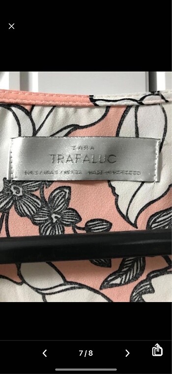 Zara desenli plaj kıyafeti S-36 - Görsel 7