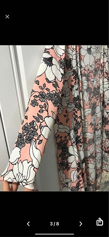 Zara desenli plaj kıyafeti S-36 - Görsel 3