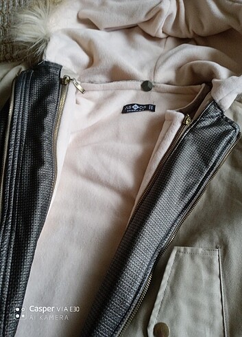 m Beden ten rengi Renk Gabardin parka