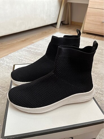 37 Beden siyah Renk Kadın Sneaker