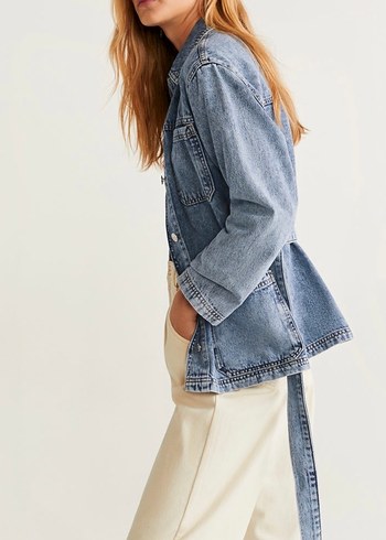 Mango denim ceket - Görsel 4