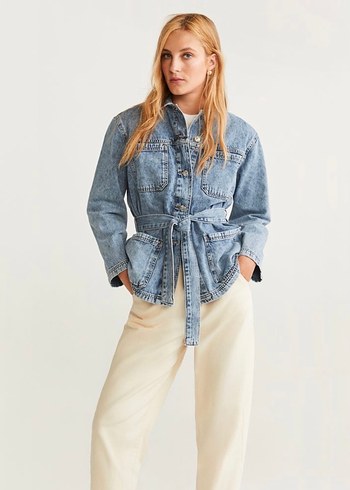 Mango denim ceket - Görsel 2