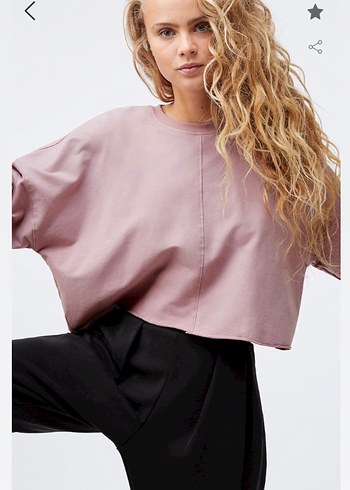 Oysho crop sweatshirt - Görsel 2