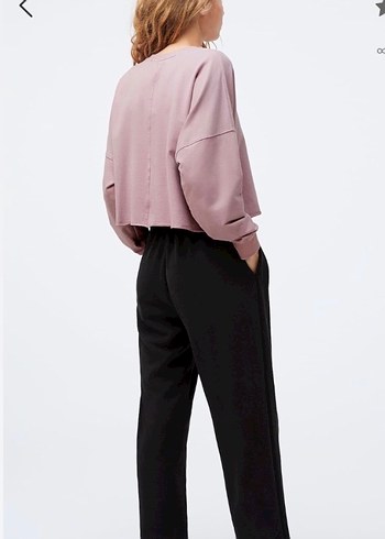 Oysho crop sweatshirt - Görsel 3