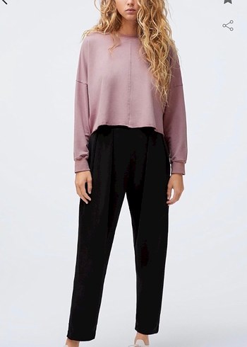 Oysho crop sweatshirt - Görsel 4
