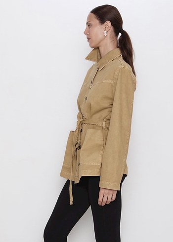 Zara kanvas ceket - Görsel 2