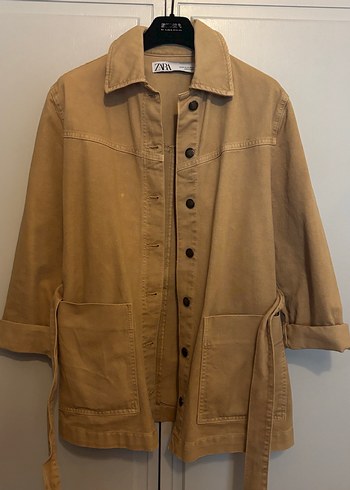 Zara kanvas ceket - Görsel 7
