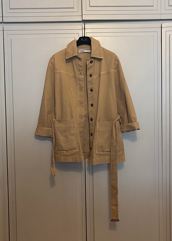 Zara kanvas ceket - Görsel 6