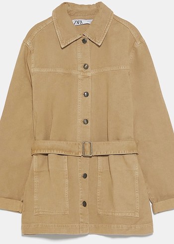 Zara kanvas ceket - Görsel 5