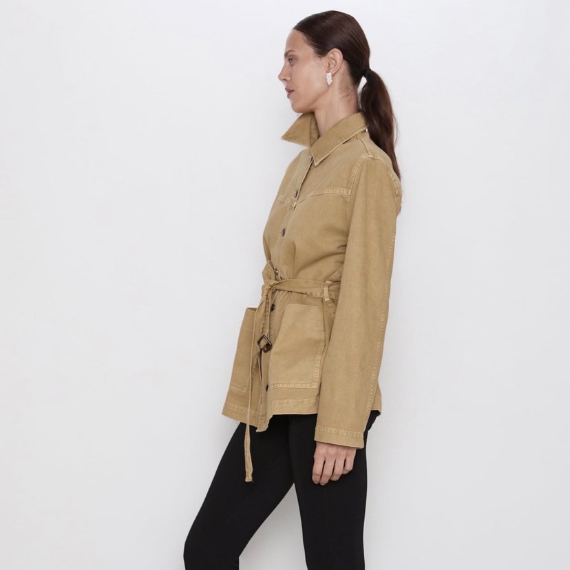 Zara kanvas ceket - Görsel 2