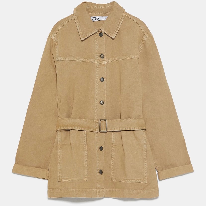 Zara kanvas ceket - Görsel 5