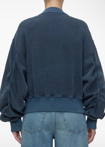 Kadın Kemerli Rahat Kesim Midi Kot Pantolon - Görsel 2